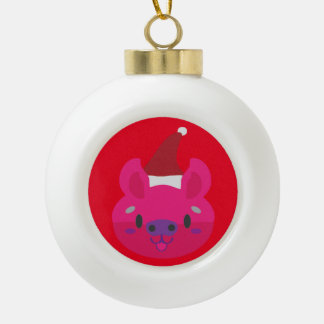 Boule En Céramique Le bal de Noël de père Noël Oynk !