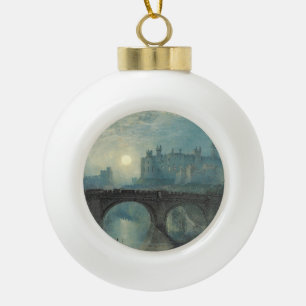 Boule En Céramique Le château William Turner Alnwick