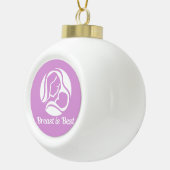 Boule En Céramique Le Sein Est Le Meilleur Beau Allaitement (Droite)