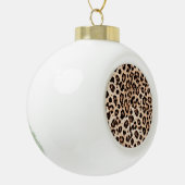 Boule En Céramique Leopard Design Motif : Wild Elegance. (Gauche)