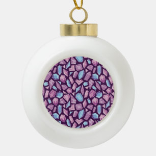 Boule En Céramique Les bijoux de Doodle, fond vintage sans soudure.