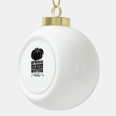 Boule En Céramique Les restes sont pour Quitters Classic Funny Retro (Droite)