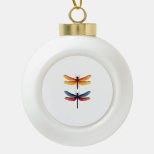 Boule En Céramique Libellules d'amour enfant petit simple Minimaliste