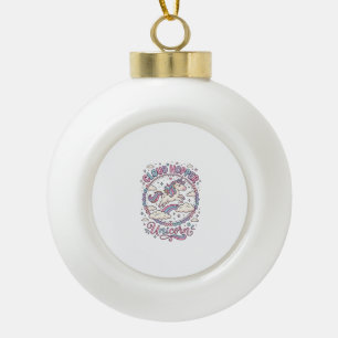 Boule En Céramique Licorne Cloud Hopper Licorne Mignonne Cadeau Dés