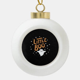 Boule En Céramique Little Boo, Happy Halloween Vintage Classic