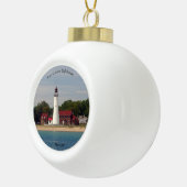 Boule En Céramique L'ornement du phare de Fort Gratiot (Droite)