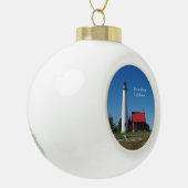 Boule En Céramique L'ornement du phare de Tawas Point (Gauche)