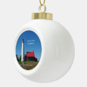 Boule En Céramique L'ornement du phare de Tawas Point (Droite)