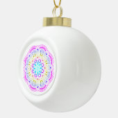 Boule En Céramique Lotus Mandala Design (Droite)