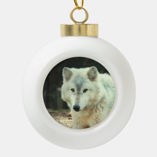 Boule En Céramique Loup (Devant)
