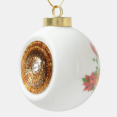 Boule En Céramique Lowrider Impala Wire Wheels Ornament de Noël (Droite)