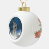 Boule En Céramique Luna Goddess at Night Scattering Stars (Droite)