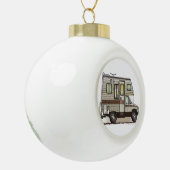 Boule En Céramique Magnets RV Camper Classe C (Gauche)