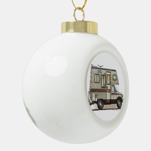 Boule En Céramique Magnets RV Camper Classe C (Gauche)