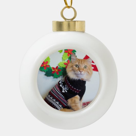 Boule En Céramique Maine Guy Ier (Devant)