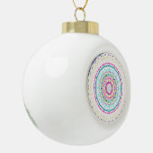Boule En Céramique mandala coloré (Gauche)