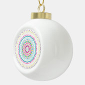 Boule En Céramique mandala coloré (Droite)
