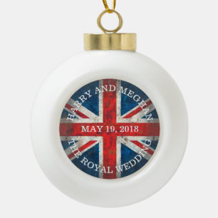 Boule En Céramique Mariage royal Harry and Meghan