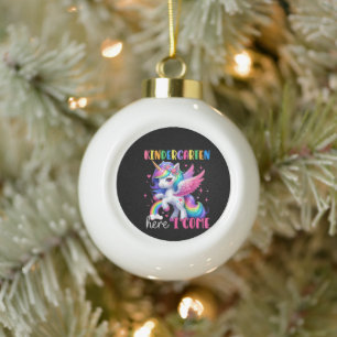 Boule En Céramique Maternelle j'arrive licorne rentrée scolaire