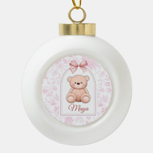 Boule En Céramique Maya Conception personnalisée d'ours en peluche