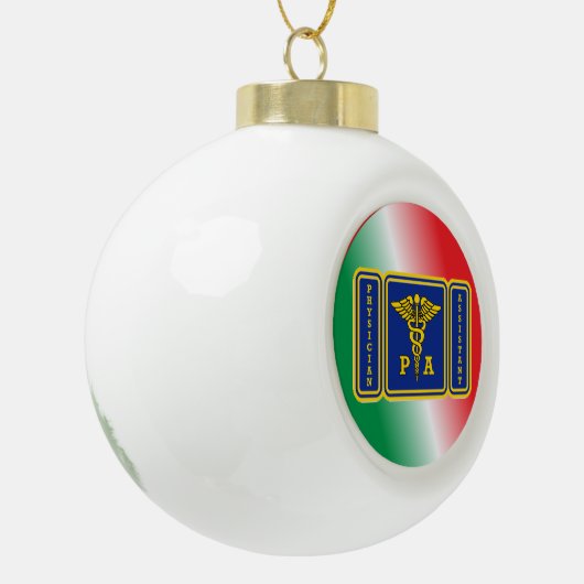 Boule En Céramique Médecins Assistant Caduceus Shield (Gauche)