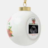Boule En Céramique Merry Christmas Pregnancy Ultrasound Photo Grandma (Gauche)