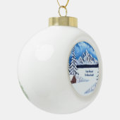 Boule En Céramique Merveille d'hiver (Gauche)