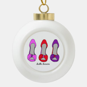 Boule En Céramique Mode Stiletto Heels Chaussure Lover