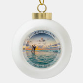 Boule En Céramique Moderne Simple Nouveaux mariés Mariage photo Anniv (Devant)