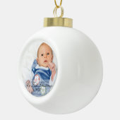 Boule En Céramique Mon premier bébé de Noël (Droite)