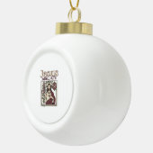 Boule En Céramique Monogramme initial de Jésus Foi Monogramme initial (Droite)