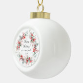 Boule En Céramique Monogramme photo classique des baies de vacances (Droite)