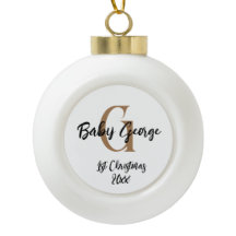 Monogramme unisex de Noël 1er