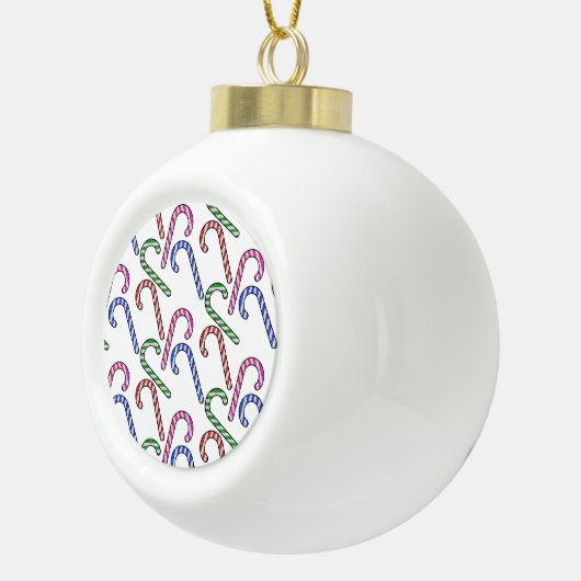 Boule En Céramique Motif Sucre de canne parties scintillant (Droite)