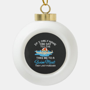 Boule En Céramique nage Swim Sport Cadeau