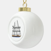 Boule En Céramique Nassau Bahamas (Droite)