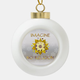 Boule En Céramique N'imaginez aucune religion