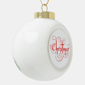 BOULE EN CÉRAMIQUE NOËL (Gauche)