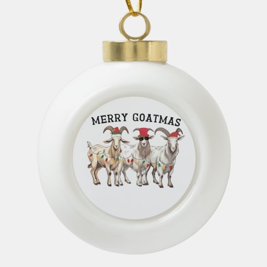 Boule En Céramique Noël 2026, (Devant)