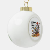 Boule En Céramique Noël 2026, (Gauche)