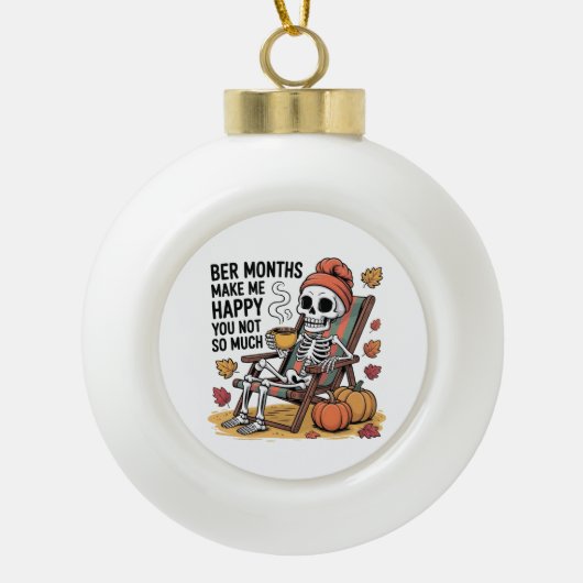 Boule En Céramique Noël 2026, (Devant)