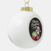 Boule En Céramique Noël 2026, (Gauche)