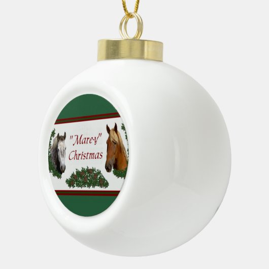 Boule En Céramique Noël à Mare-y (Droite)