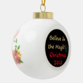Boule En Céramique Noël Année Céramique Ornament par RoseWrites (Gauche)
