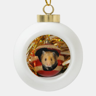 Boule En Céramique Noël de hamster