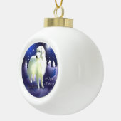 Boule En Céramique Noël des Grands Pyrénées (Droite)