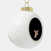 Boule En Céramique Oh Cerf Moderne Propre (Gauche)