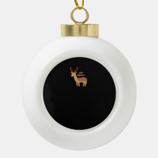 Boule En Céramique Oh Cerf Oh Cher Style Rétro Classique