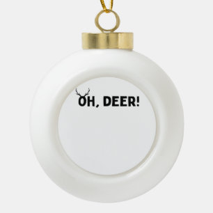 Boule En Céramique Oh Cerf Simple Esthétique