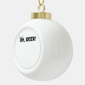 Boule En Céramique Oh Cerf Simple Esthétique (Droite)